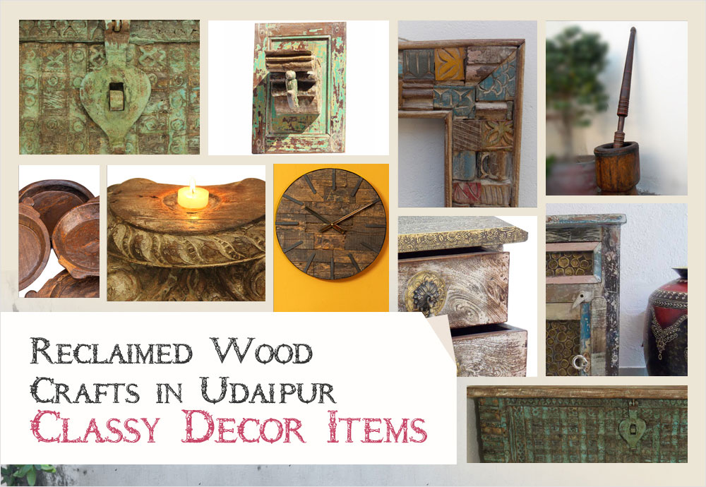 Reclaimed Wood Crafts in Udaipur - Classy Decor Items